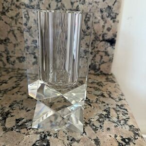 OC by Oleg Cassini Crystal Vase